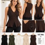 Bluzki DAMSKATURECKA_size uni_paczka 10 szt_mixkolor 4869509