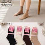 Skarpety DAMSKA.SIZE: 35-42_( 40PAR/PACZKA) KOLOR JAK NA ZDZIĘCIU 4869533