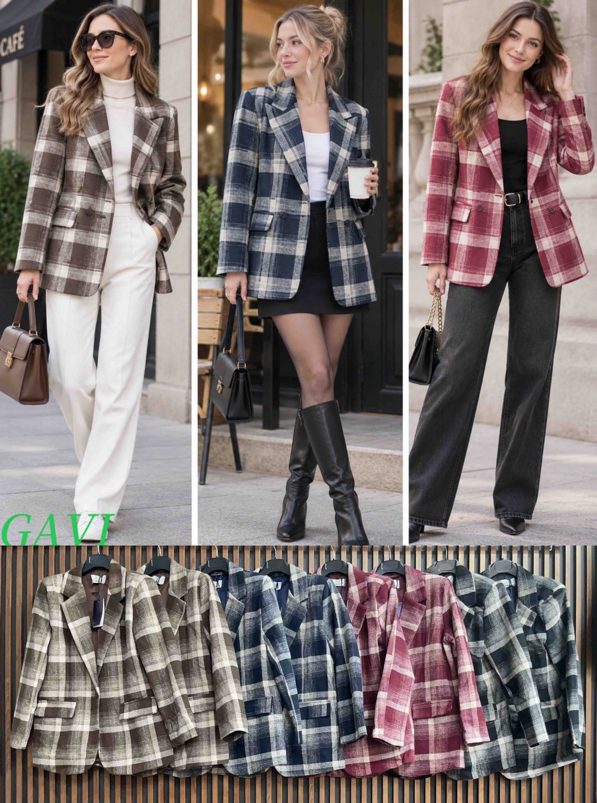 Marynarki Damskie wloskie _size uni_ paczka 6szt_ mix kolor 4869675