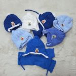 Komplety Czapki DZIECIĘCA size 0-3M_ paczka 10szt _mix kolor 4869608