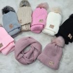 Komplety Czapki DZIECIĘCA size 5-8 lat_ paczka 10szt _mix kolor 4869619