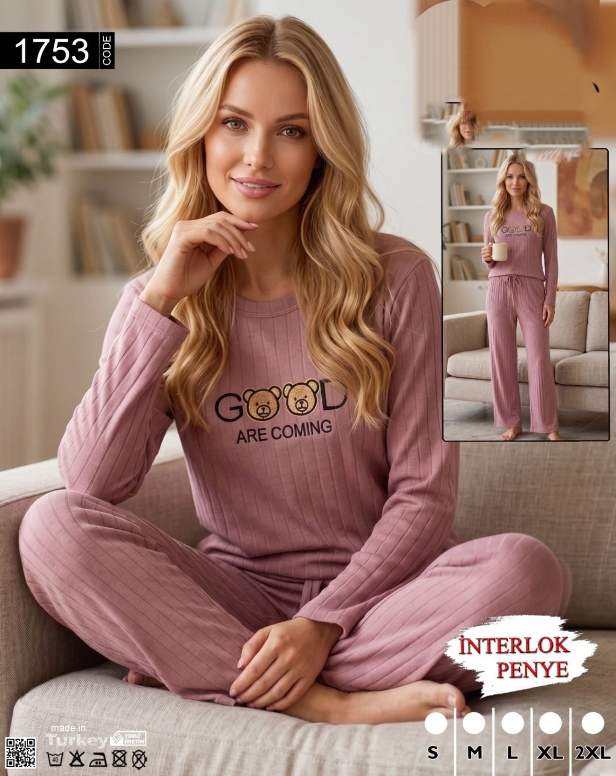 Piżamy DAMSKA_size s-2xl_paczka 8 szt_1kolor 4869622