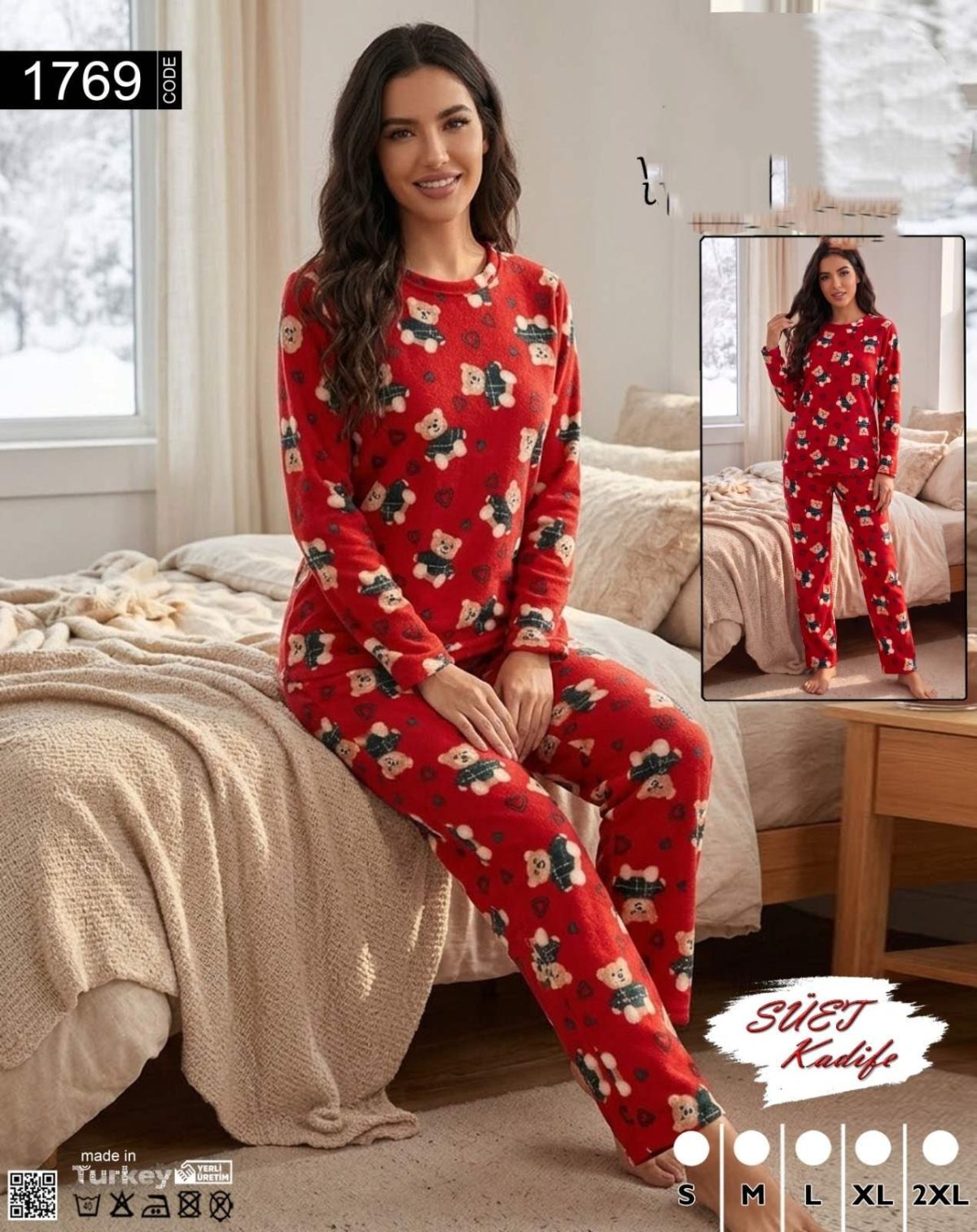 Piżamy DAMSKA_size s-2xl_paczka 8 szt_1kolor 4869629