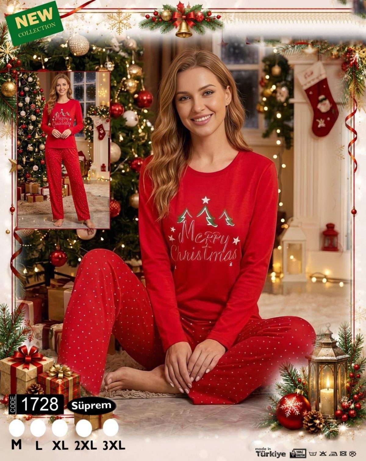 Piżamy DAMSKA_size m-3xl_paczka 10 szt_1kolor 4869636