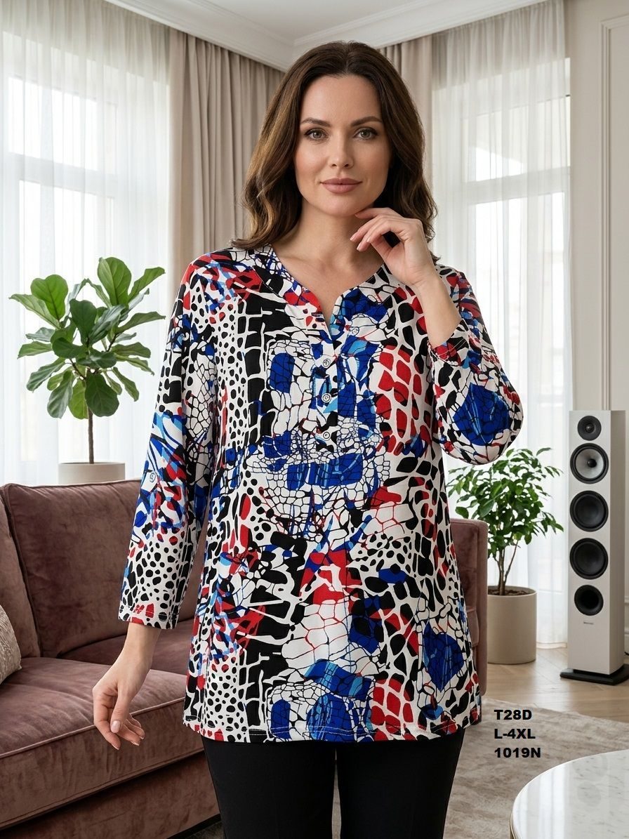 Bluzki DAMSKA TURECKA_size l-4xl_paczka 12 szt_mixkolor 8861016