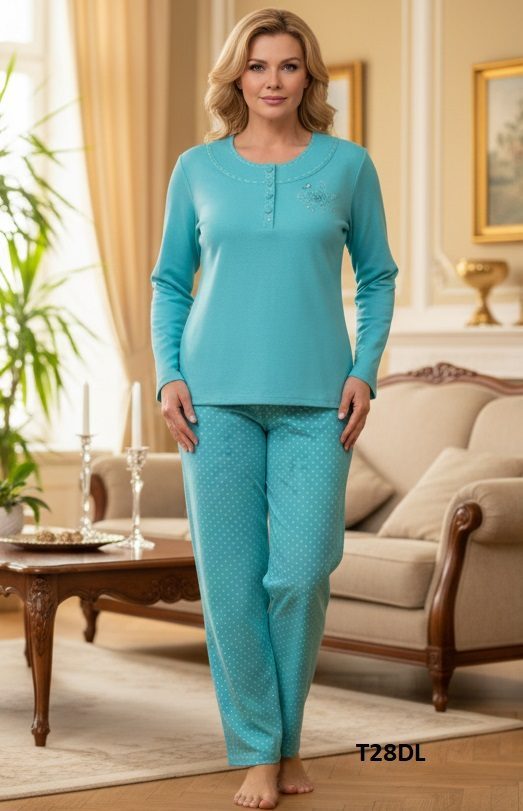 Piżamy DAMSKA TURECKA_size m-3xl_paczka 10 szt_mixkolor 1967582