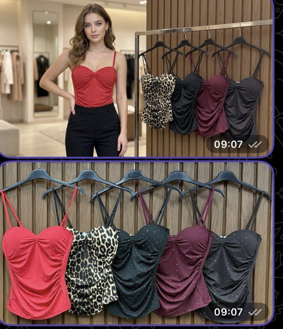 Bluzki Damskie wloskie _size uni_ paczka 6szt_ mix kolor 2725992