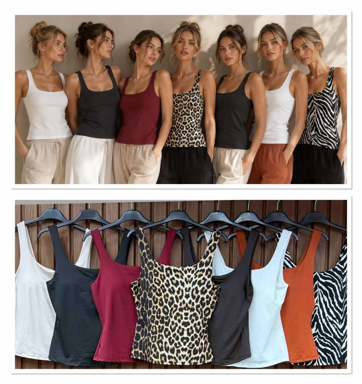 Bluzki Damskie wloskie _size uni_ paczka 6szt_ mix kolor 2725997