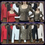 Bluzki Damskie wloskie _size uni_ paczka 6szt_ mix kolor 2726000