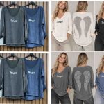 Bluzki Damskie wloskie _size uni_ paczka 6szt_ mix kolor 2726001