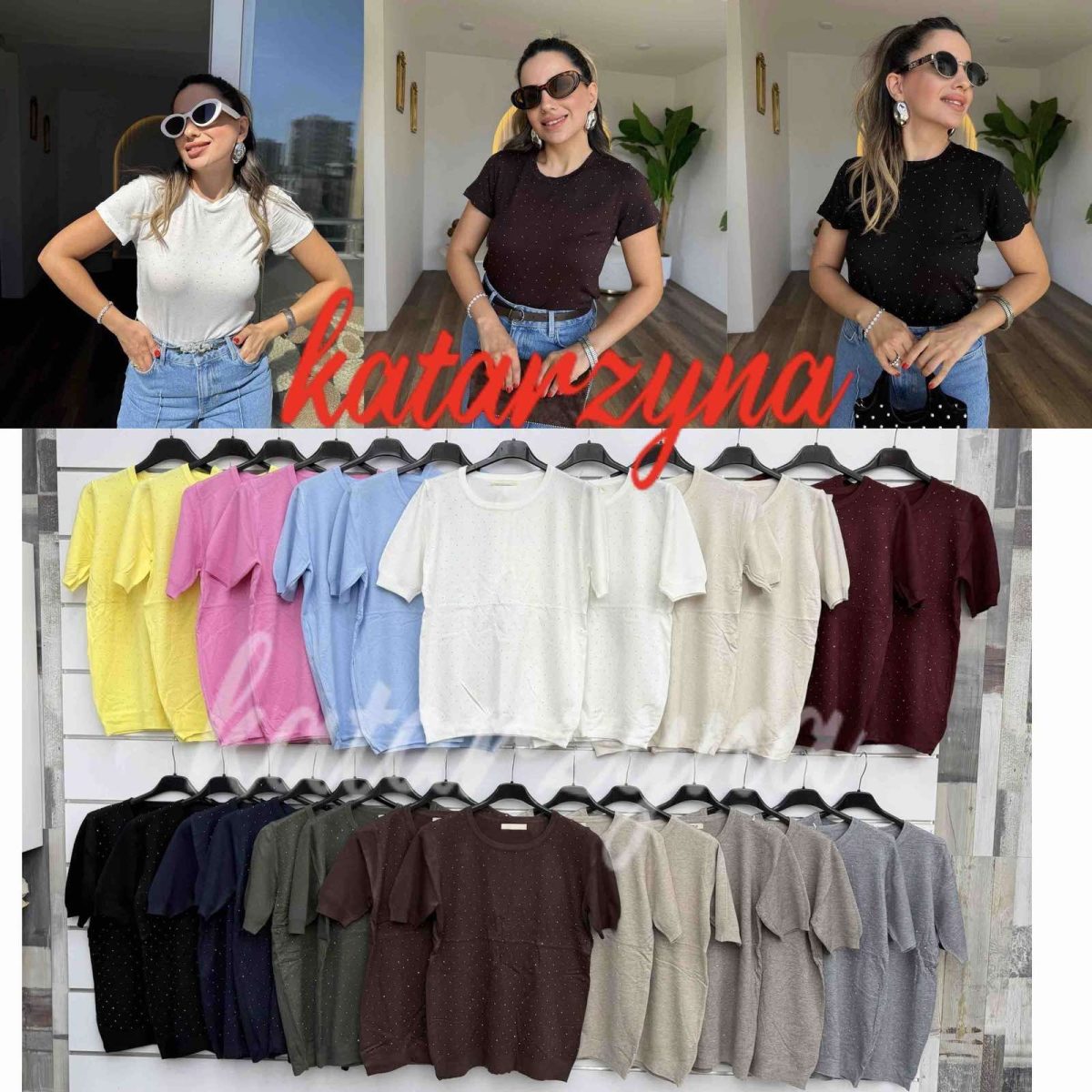 Swetry DAMSKA WŁOSKA_size uni_paczka 6 szt_mixkolor 2726141