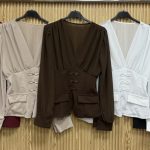 Bluzki Damskie wloskie _size uni_ paczka 6szt_ mix kolor 6649573