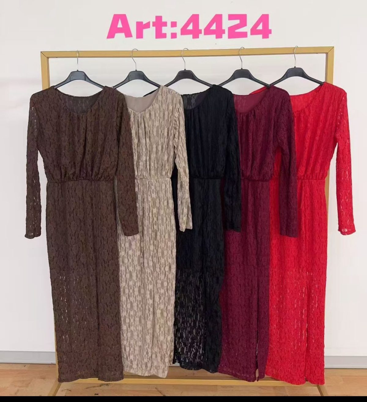Sukienki Damskie wloskie _size uni_ paczka 6szt_ mix kolor 6649606