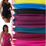 Sukienki Damskie wloskie _over size _ paczka 6szt_ mix kolor 6649616