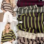 Swetry Damskie wloskie _over size _ paczka 6szt_ mix kolor 6649619