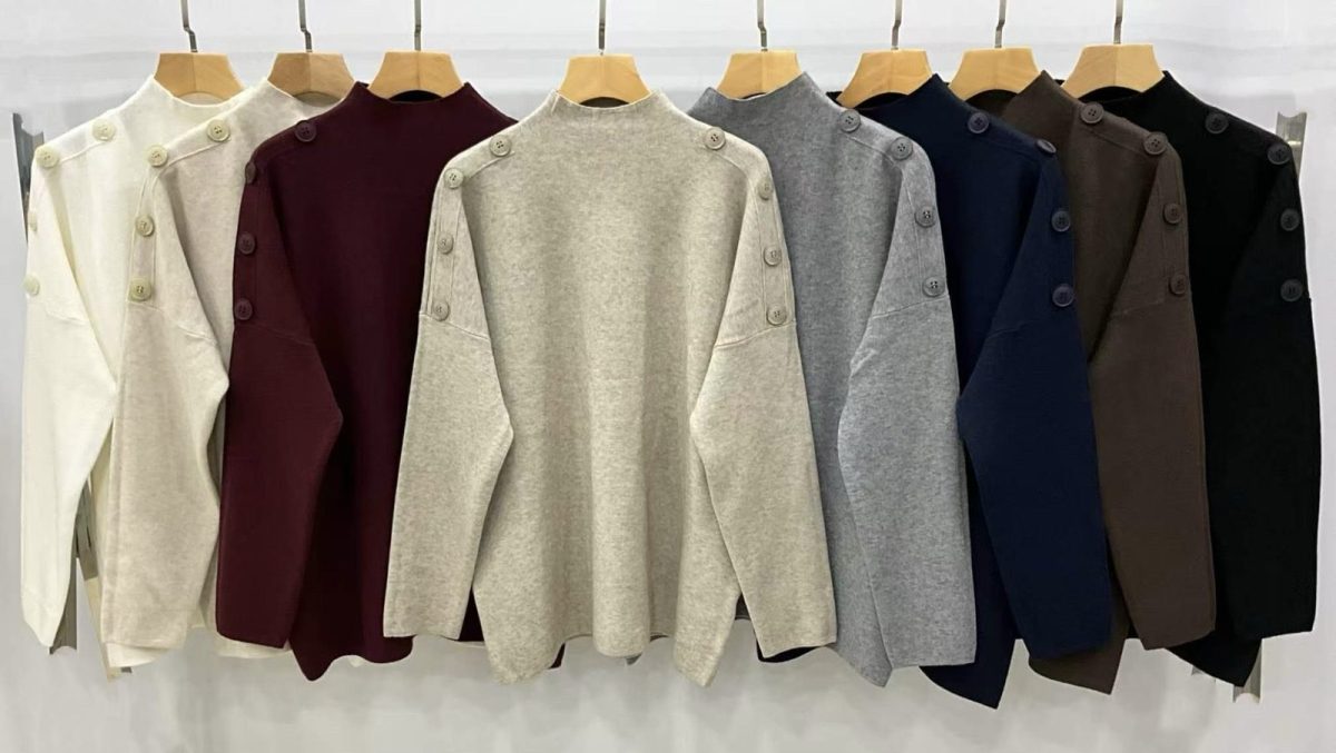 Swetry Damskie wloskie _size uni_ paczka 6szt_ mix kolor 6649643