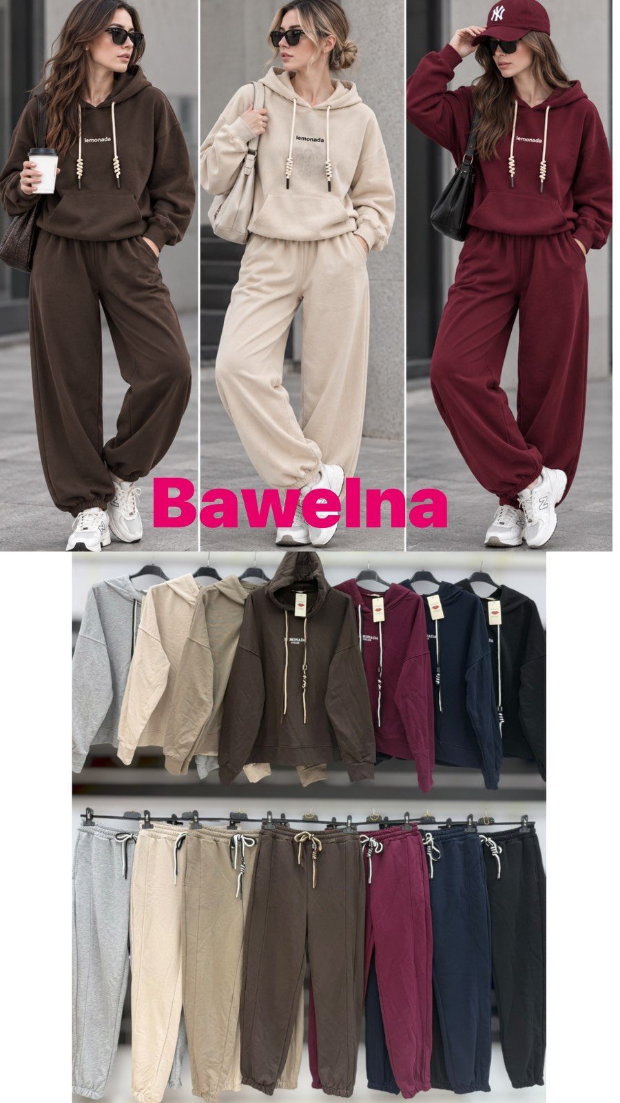 Komplety Damskie wloskie _size uni_ paczka 6szt_ mix kolor 6649655