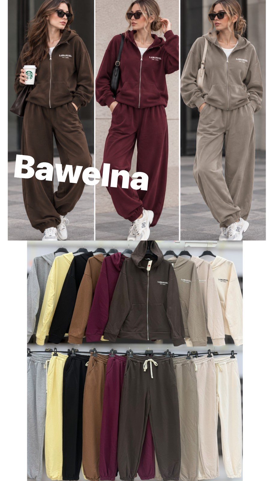 Komplety Damskie wloskie _size uni_ paczka 6szt_ mix kolor 6649656