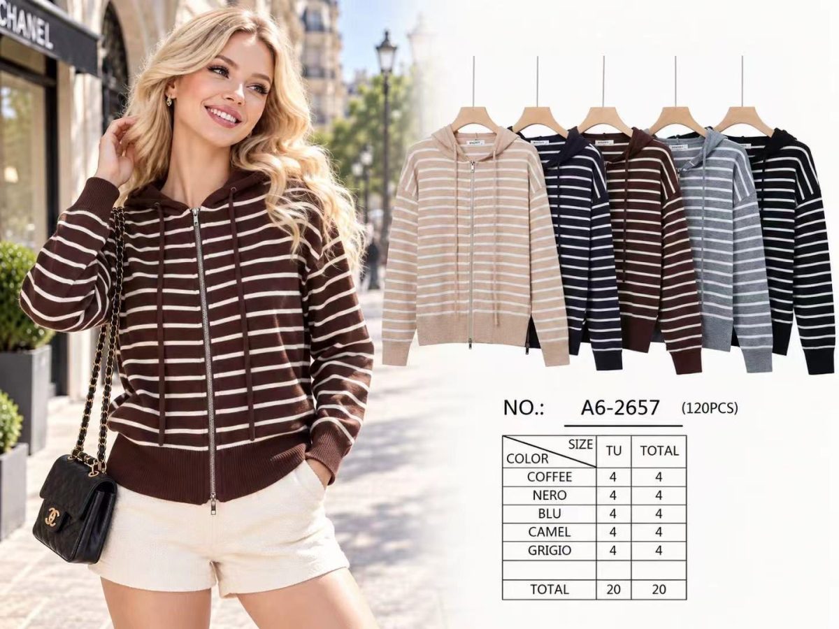 Swetry Damskie wloskie _size uni_ paczka 10szt_ mix kolor 6649676