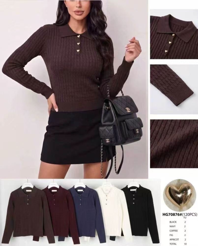 Swetry Damskie wloskie _size uni_ paczka 10szt_ mix kolor 6649677
