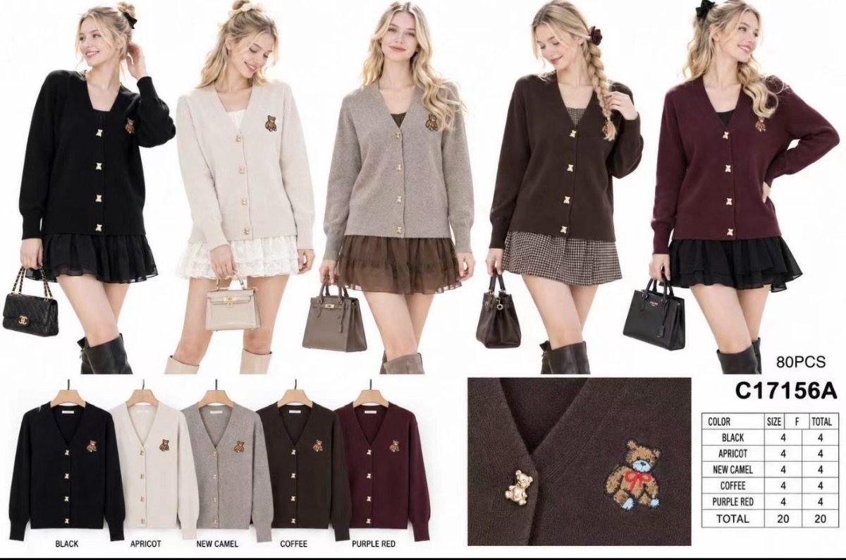 Swetry Damskie wloskie _size uni_ paczka 10szt_ mix kolor 6649678