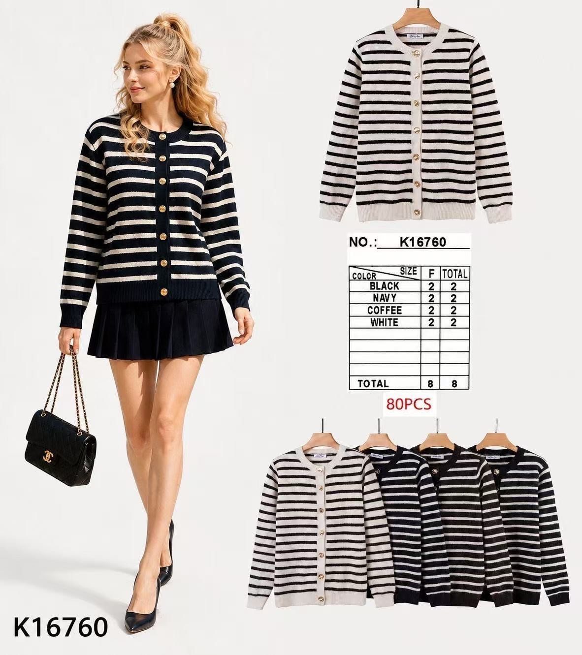 Swetry Damskie wloskie _size uni_ paczka 8szt_ mix kolor 6649679