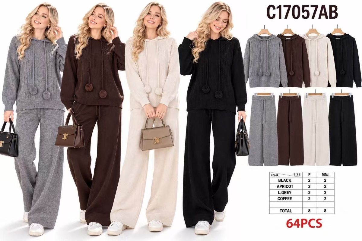 Komplety Damskie wloskie _size uni_ paczka 8szt_ mix kolor 6649681