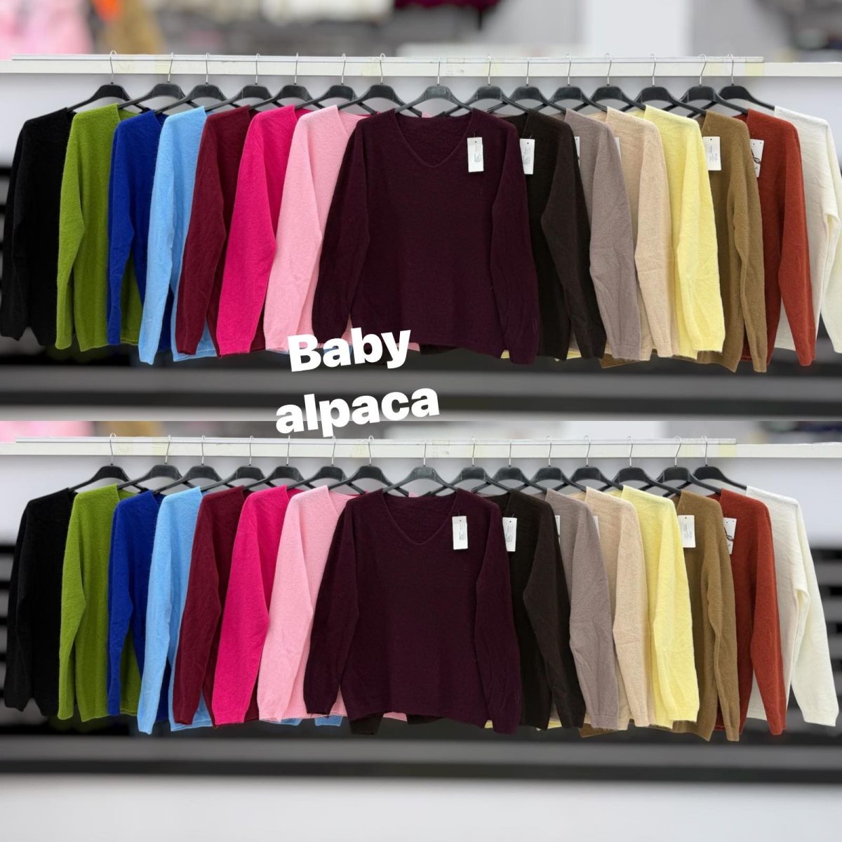 Swetry Damskie wloskie _size uni_ paczka 6szt_ mix kolor 6649690