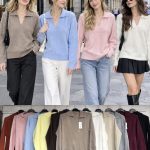 Swetry Damskie wloskie _size uni_ paczka 6szt_ mix kolor 6649702