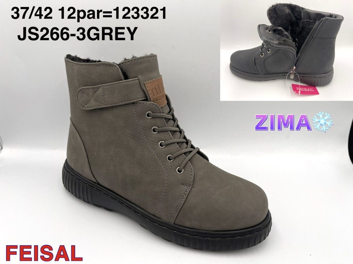 Buty Botki DAMSKIE (37-42_ 12par) 9782230