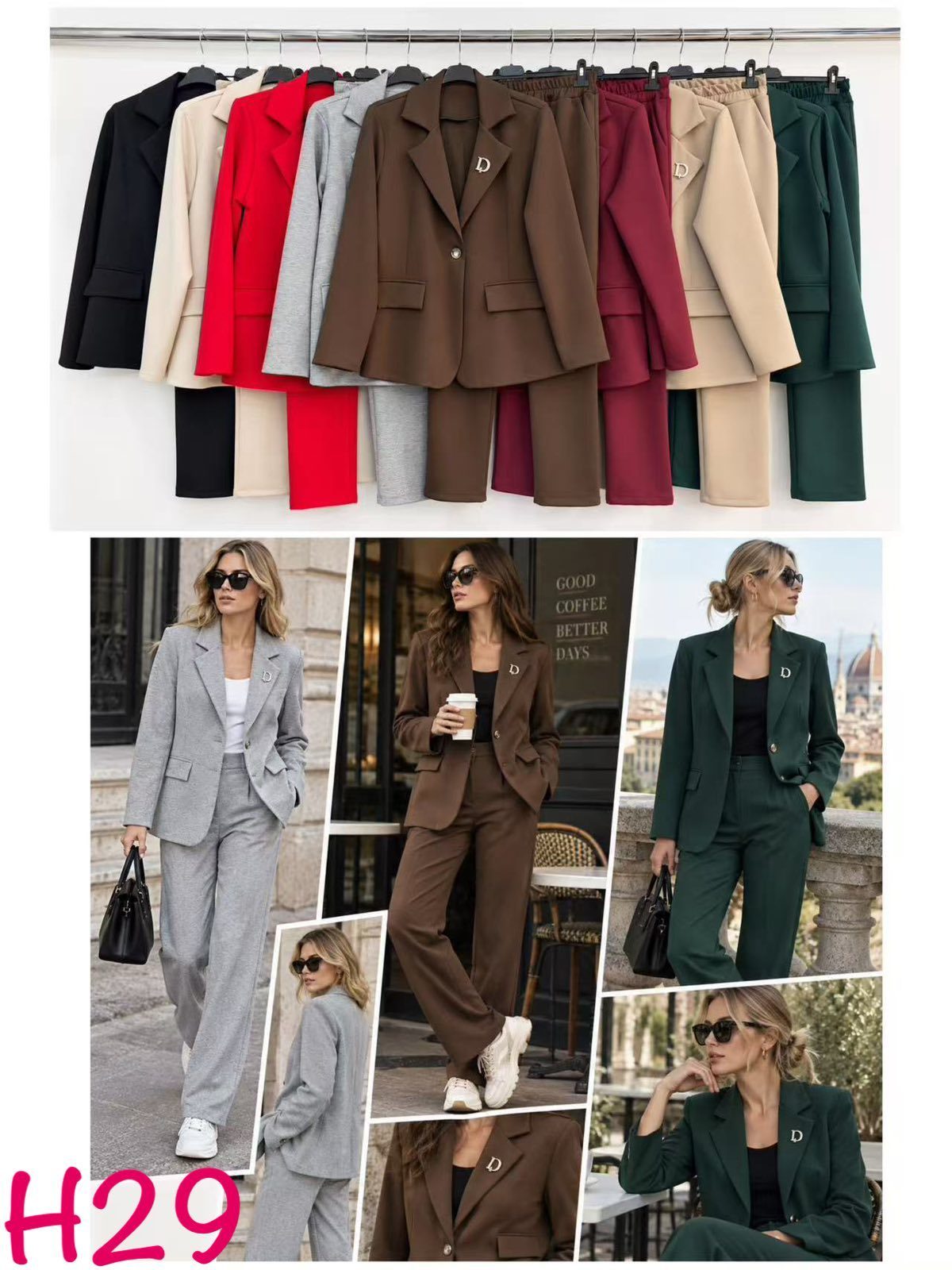 Komplety Damskie wloskie _size uni_ paczka 6szt_ mix kolor 9782287