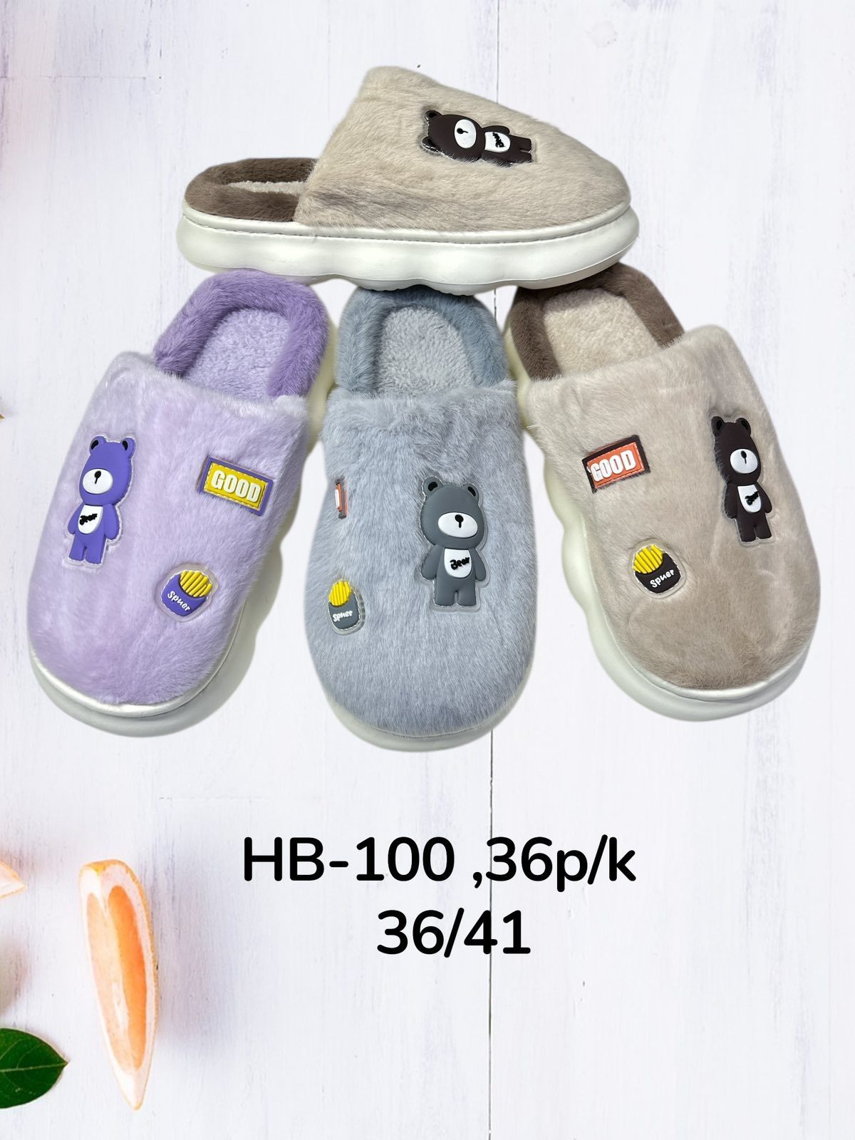Buty Kapcie DAMSKIE (36-41_ 36 par) 1236172