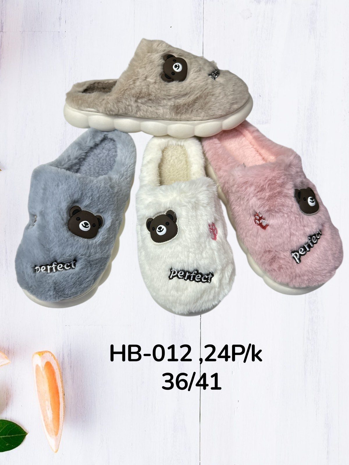 Buty Kapcie DAMSKIE (36-41_ 24par) 1236173