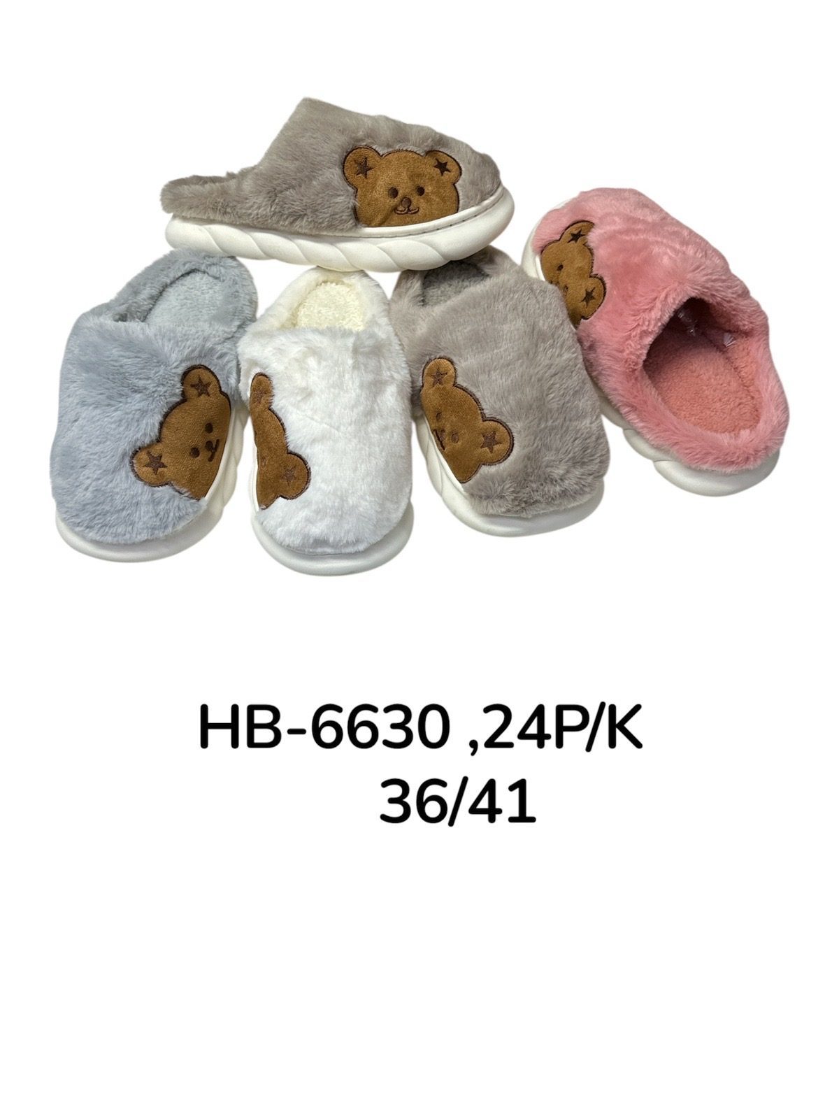 Buty Kapcie DAMSKIE (36-41_ 24par) 1236174