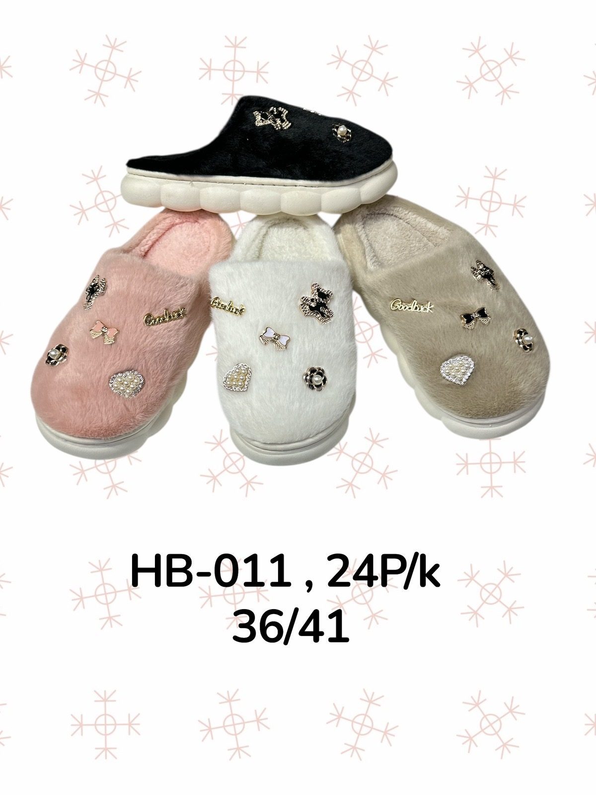 Buty Kapcie DAMSKIE (36-41_ 24par) 1236175