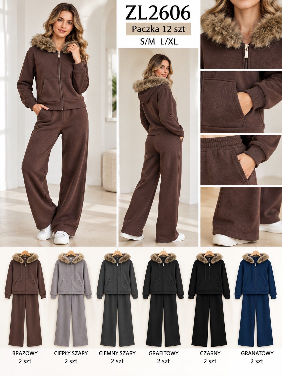 Komplety DAMSKA TURECKA _size s-xl_paczka 12 szt_mixkolor 7021653