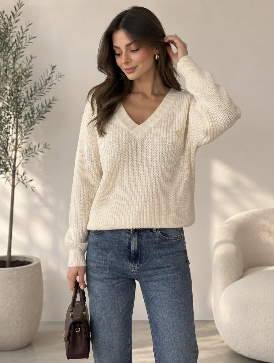 Swetry Damskie TURECKA _size uni_ paczka 6szt_ 1 kolor 7021685