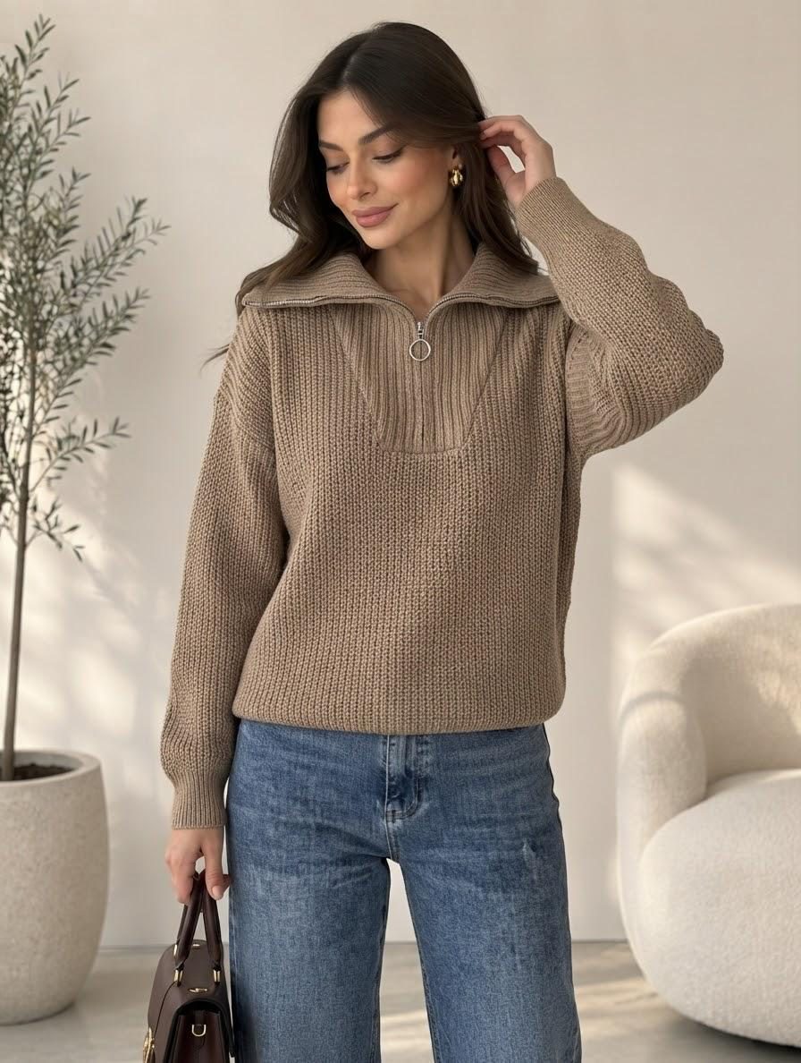 Swetry Damskie TURECKA _size uni_ paczka 6szt_ 1 kolor 7021693