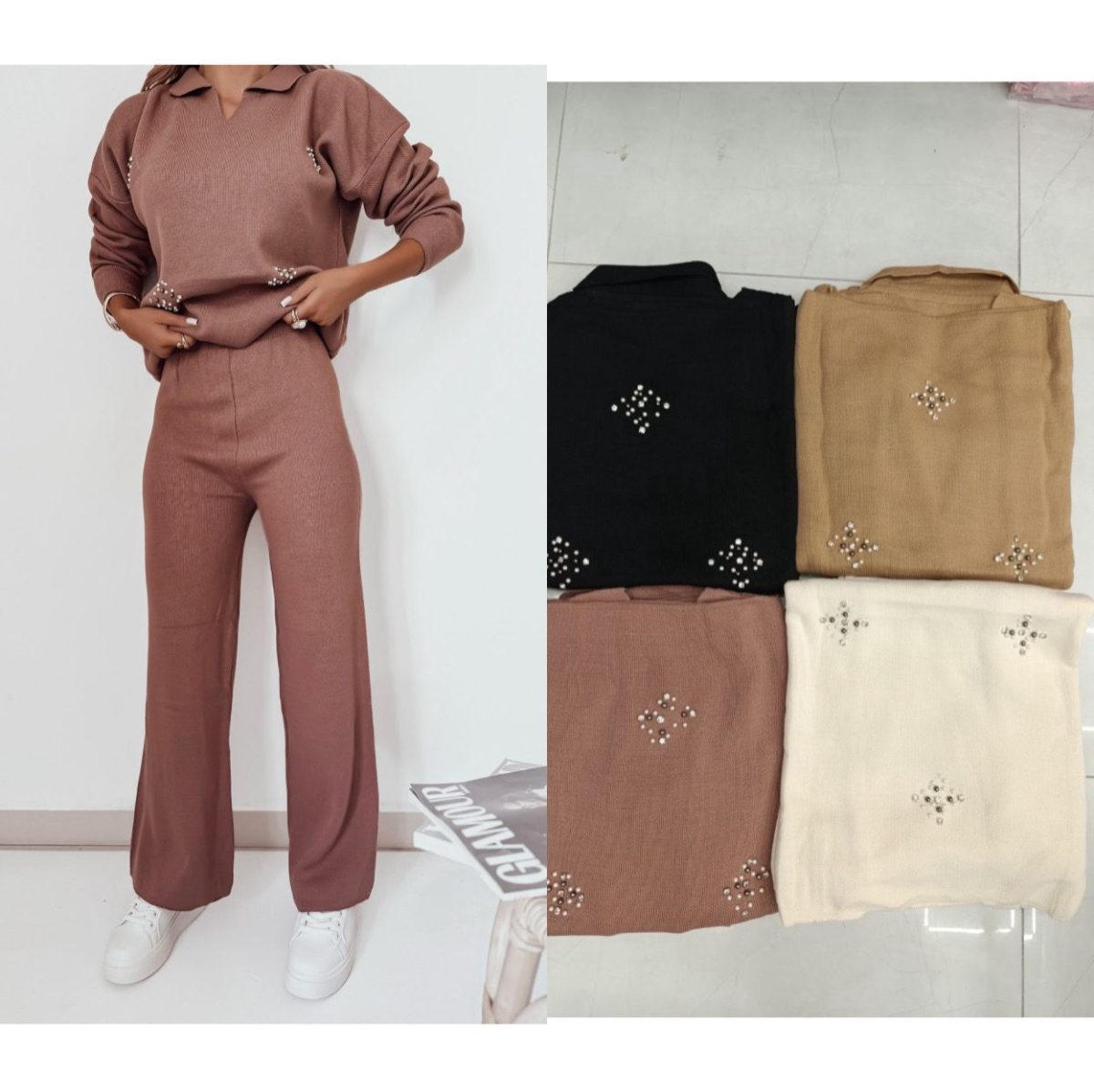Komplety Damskie TURECKA _size uni_ paczka 6szt_ mix kolor 7021699