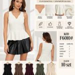 Bluzki DAMSKA TURECKA _size uni_paczka 10 szt_mixkolor 7021708