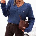Swetry Damskie TURECKA _size uni_ paczka 6szt_ 1 kolor 7021720