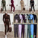 Komplety Damskie _size uni_ paczka 6szt_ mix kolor 7021853