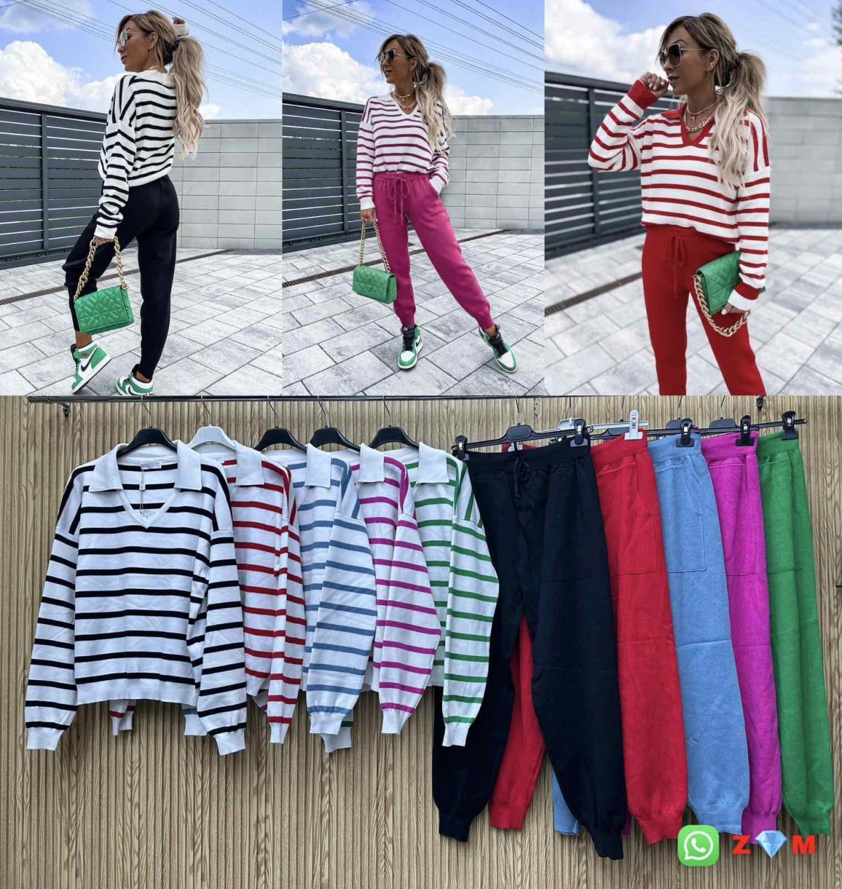 Komplety Damskie _size uni_ paczka 6szt_ mix kolor 7021889