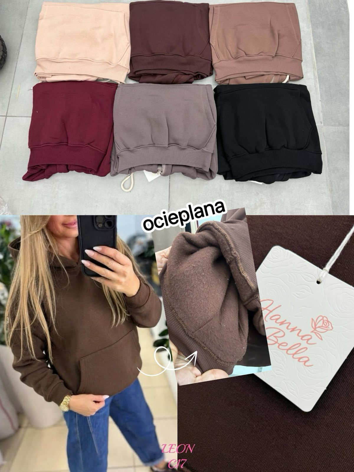 Bluzy Damskie _size uni_ paczka 6szt_ mix kolor 7021915