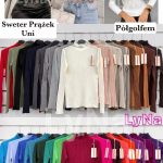 Swetry Damskie wloskie _size uni_ paczka 6szt_ mix kolor 7022026