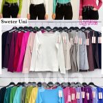 Swetry Damskie wloskie _size uni_ paczka 6szt_ mix kolor 7022037