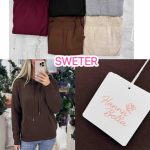 Swetry Damskie _size uni_ paczka 6szt_ mix kolor 7021929