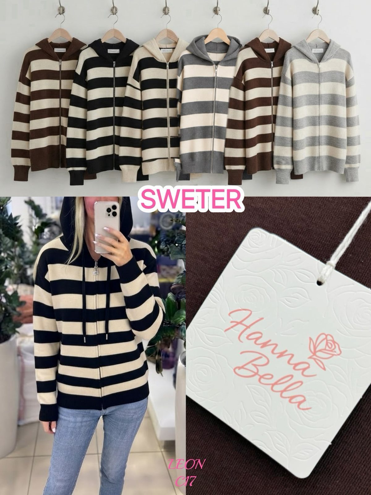 Swetry Damskie _size uni_ paczka 6szt_ mix kolor 7021932