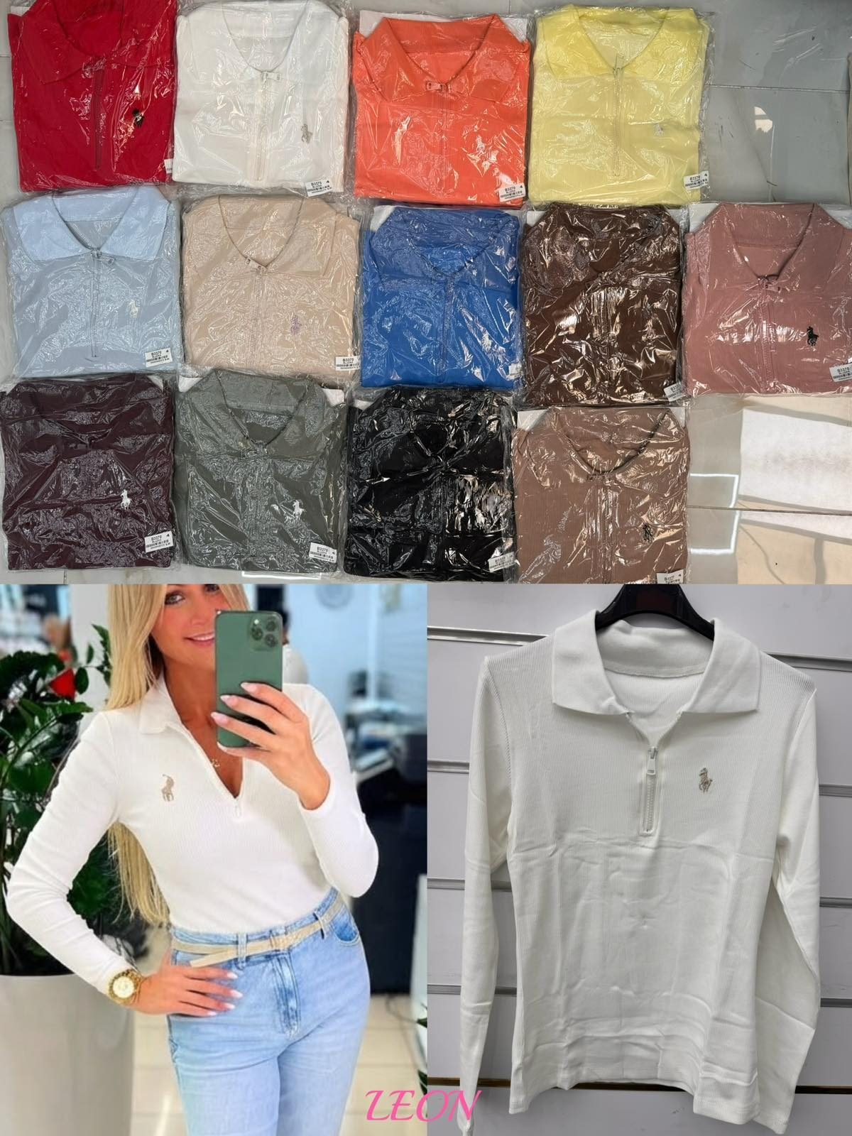 Bluzki Damskie TURECKA _size uni_ paczka 6szt_ mix kolor 7021961