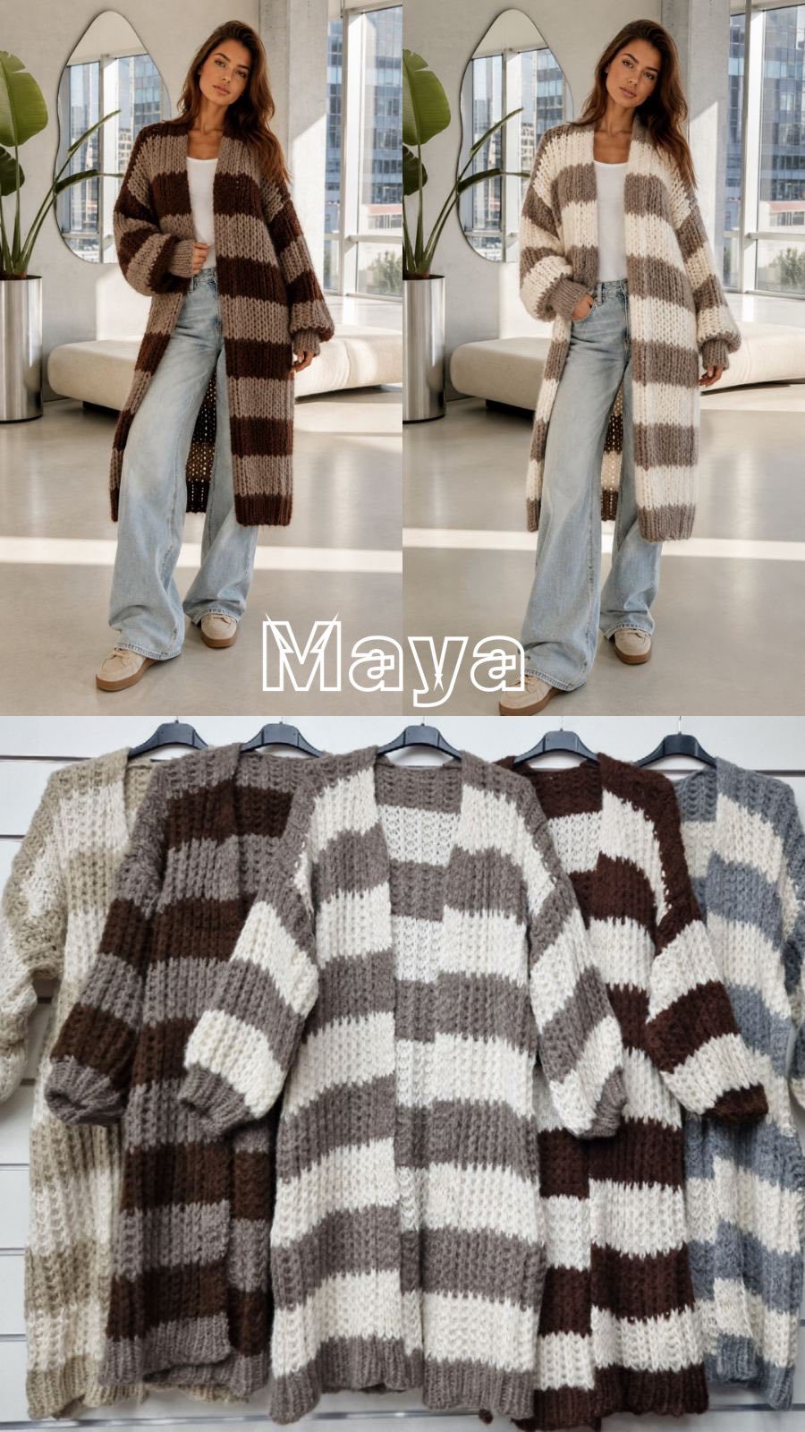 Swetry Damskie wloskie _size uni_ paczka 6szt_ mix kolor 9054461